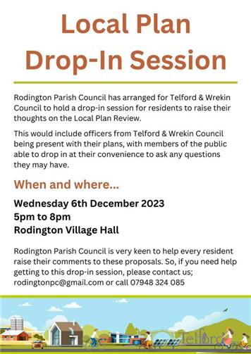  - Local Plan Drop-In Session